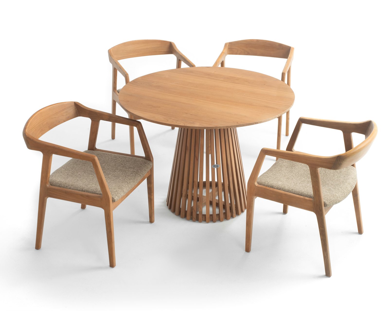 MUSHROOM DINING TABLE &HENDRY CHAIR Thumbnail